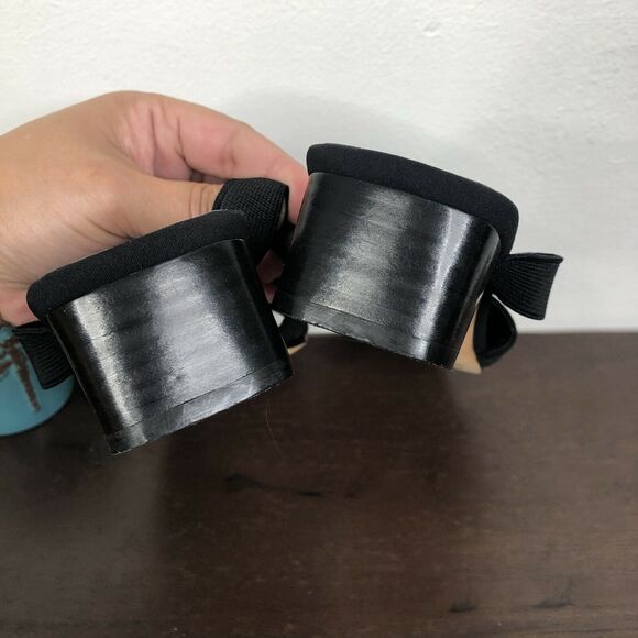 Vaneli Square Toe Slip On Elastic Strap Open Toe Black Heeled Sandals 7.5 M - Picture 6 of 9